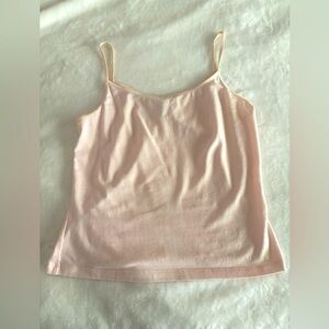 Old Navy Light Pink Perfect Fit Stretch Camisole Top, Small